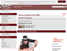 Tablet Screenshot of club-latino.de